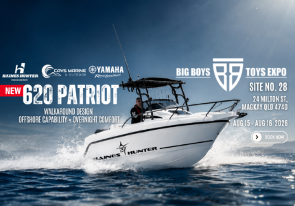 Haines Hunter & Cavs Marine & Outdoor to Showcase the New 620 Patriot at Mackay Big Boys Toys Expo 2026